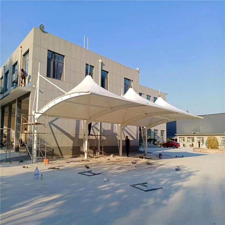 膜结构停车棚 自行车棚 生产经验丰富  实力见证品质   可按需定制