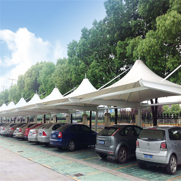 充电车棚厂家-专业定制车棚  认准宝悦