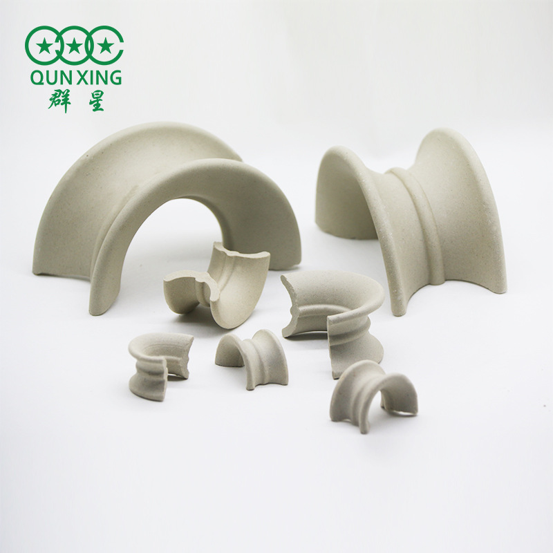 陶瓷矩鞍环 38mm 化工散堆填料 空隙分布均匀 群星供应