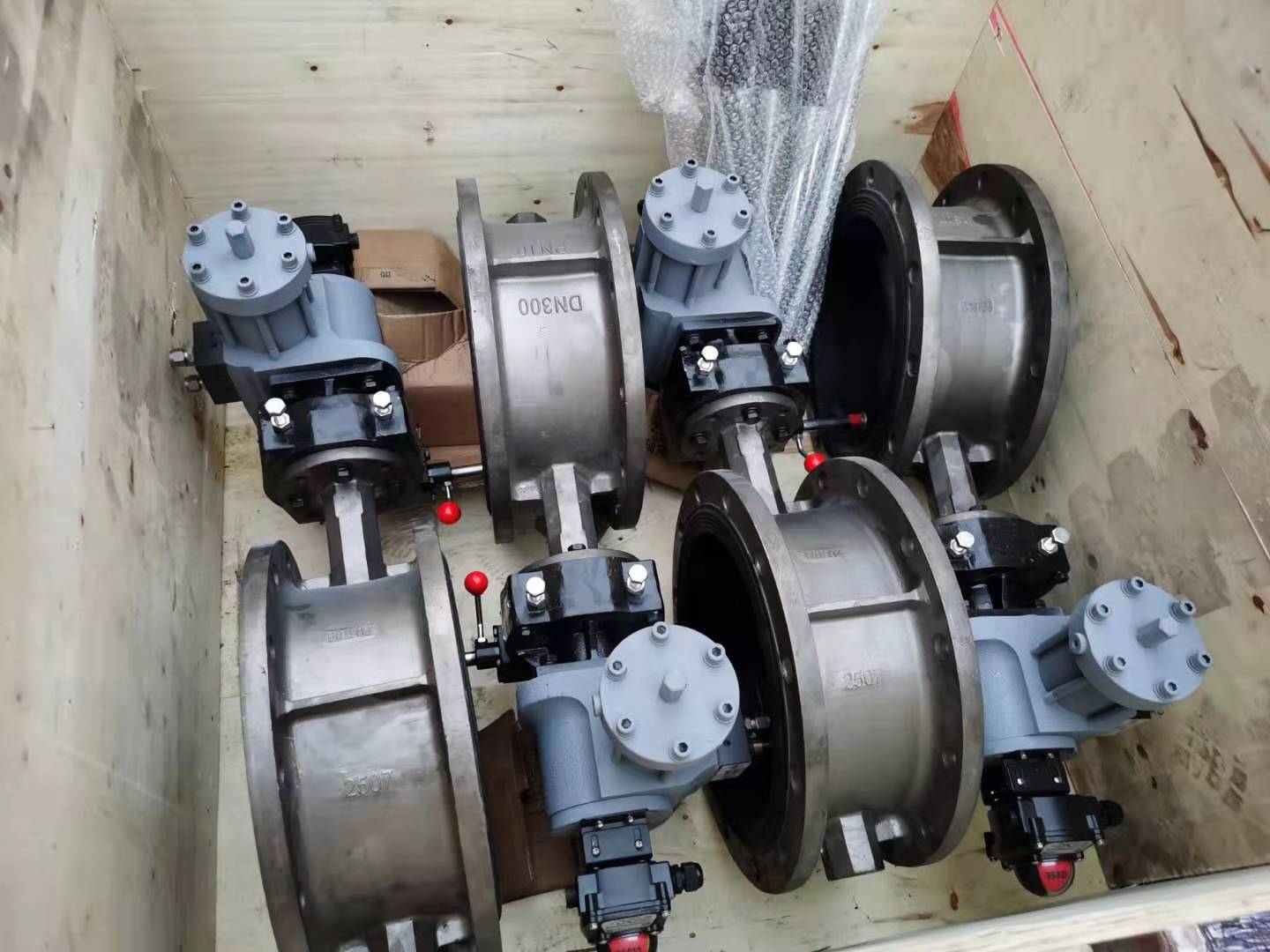 船用法兰液动带手动两用蝶阀，液压带本地操作蝶阀CB/T4333-2013