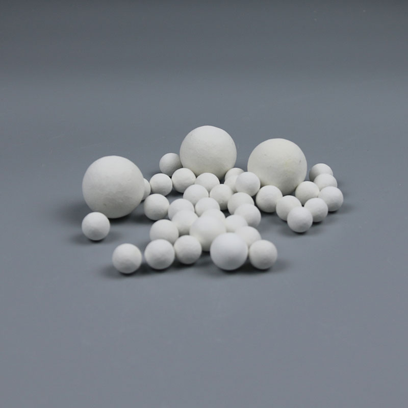 群星供应 惰性氧化铝瓷球  压降减少 50mm 煤气净化器使用