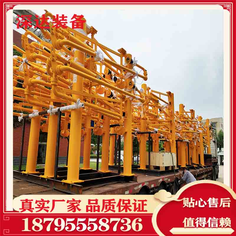 深达 乙二醇装卸鹤管 火车卸车臂可带卸车泵 严密性好承载力大
