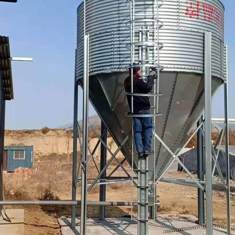 畜牧养殖料塔 操作简单