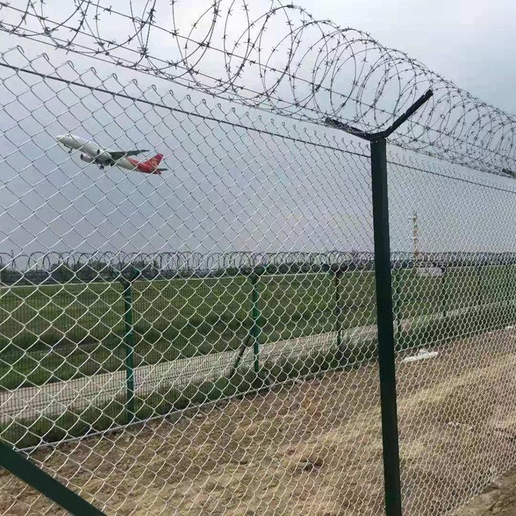 飞机场外围防护网刀片刺网机场围界厂家直销