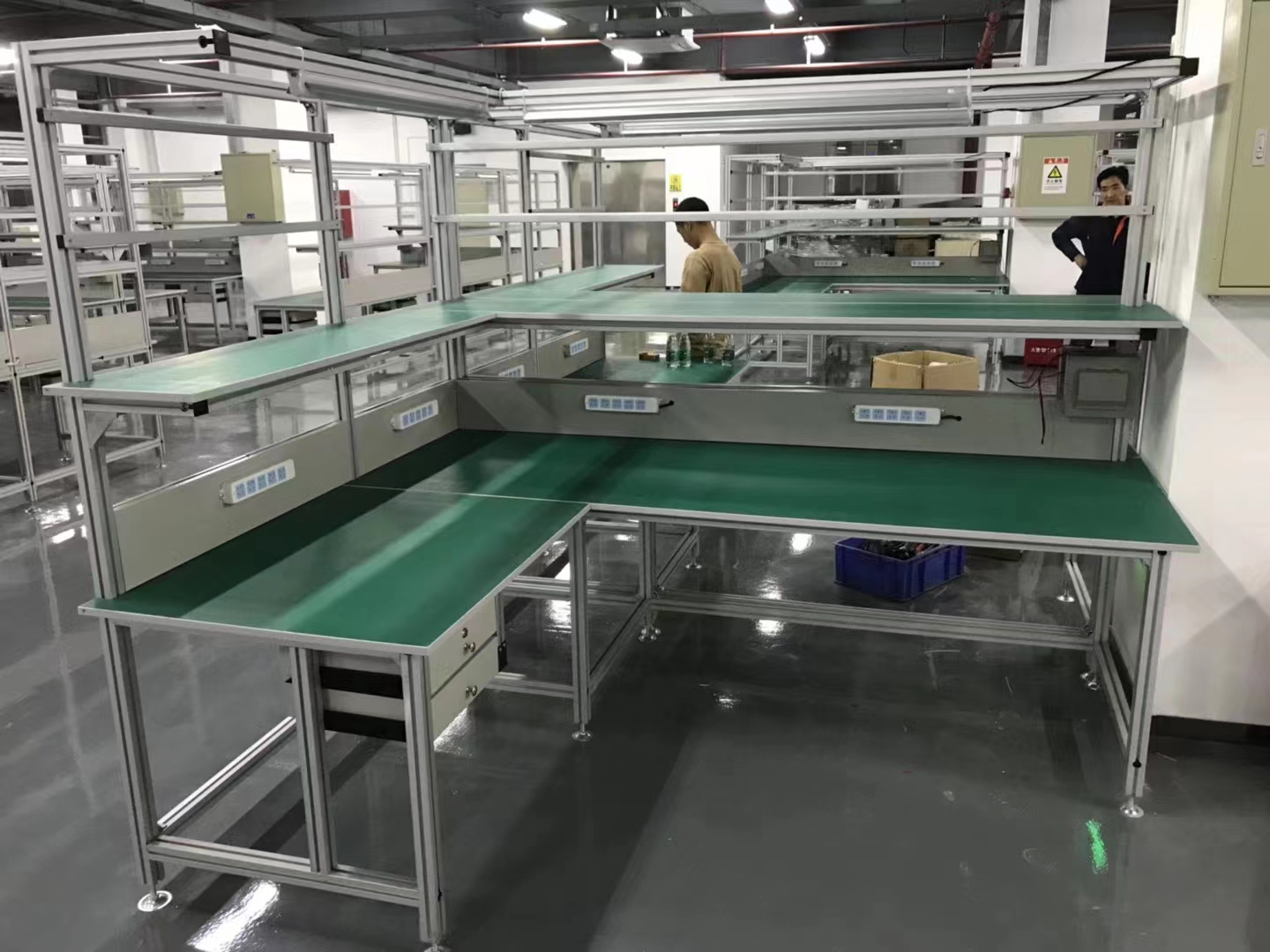 防静电研发工作台桌子车间打包台工厂组装维修桌电子厂操作台实验台